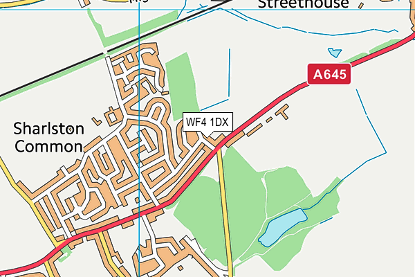 WF4 1DX map - OS VectorMap District (Ordnance Survey) WF4 1DX map - OS VectorMap District (Ordnance Survey)