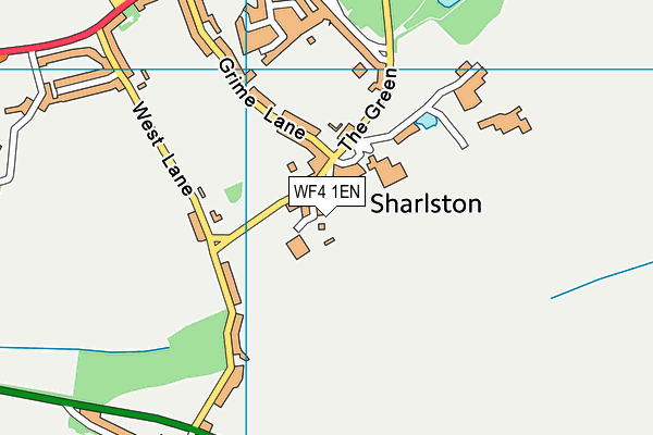 WF4 1EN map - OS VectorMap District (Ordnance Survey) WF4 1EN map - OS VectorMap District (Ordnance Survey)