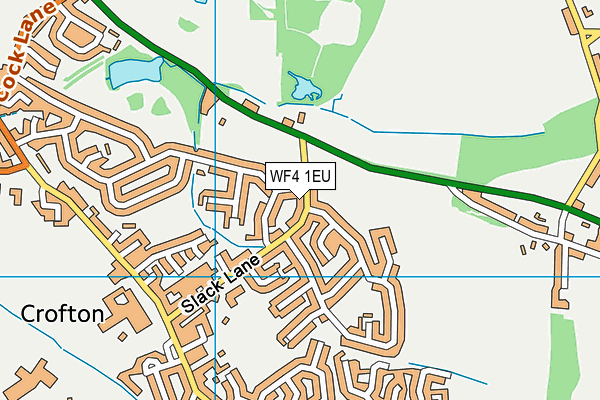 WF4 1EU map - OS VectorMap District (Ordnance Survey) WF4 1EU map - OS VectorMap District (Ordnance Survey)