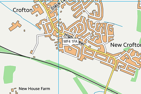 WF4 1FA map - OS VectorMap District (Ordnance Survey) WF4 1FA map - OS VectorMap District (Ordnance Survey)