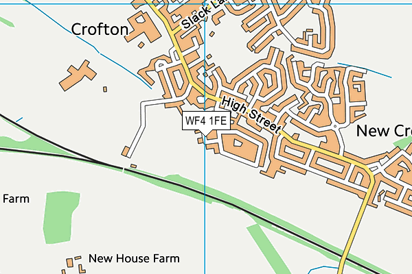 WF4 1FE map - OS VectorMap District (Ordnance Survey) WF4 1FE map - OS VectorMap District (Ordnance Survey)