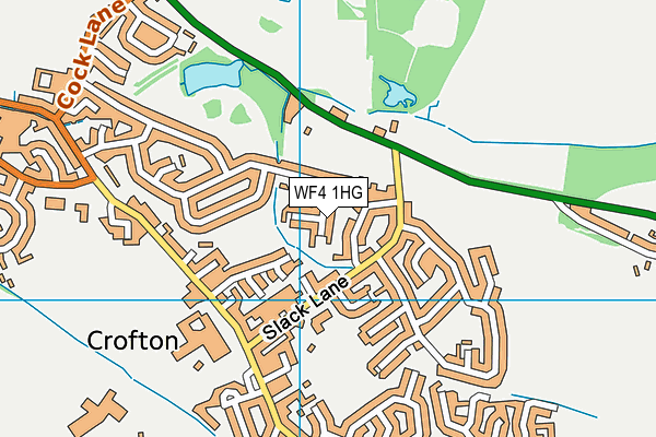 WF4 1HG map - OS VectorMap District (Ordnance Survey) WF4 1HG map - OS VectorMap District (Ordnance Survey)