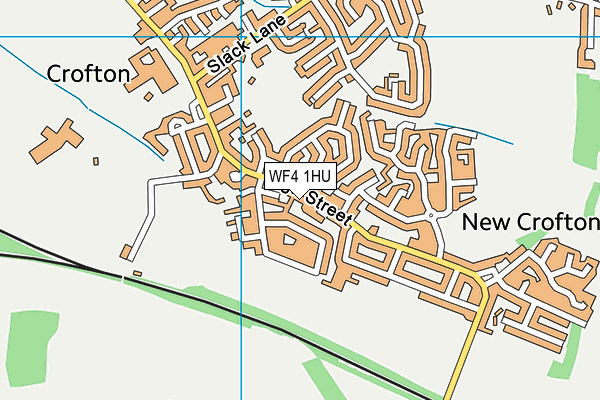 WF4 1HU map - OS VectorMap District (Ordnance Survey) WF4 1HU map - OS VectorMap District (Ordnance Survey)