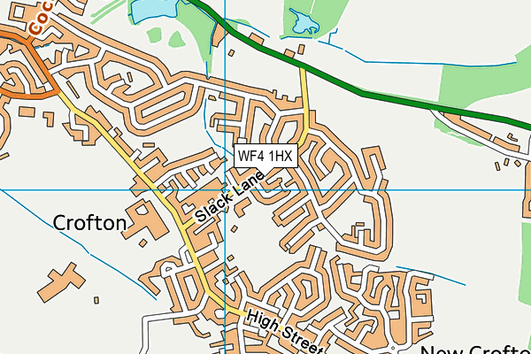 WF4 1HX map - OS VectorMap District (Ordnance Survey) WF4 1HX map - OS VectorMap District (Ordnance Survey)