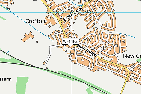 WF4 1HZ map - OS VectorMap District (Ordnance Survey) WF4 1HZ map - OS VectorMap District (Ordnance Survey)