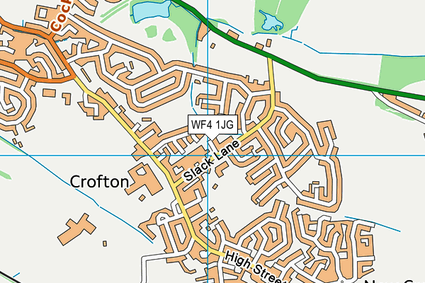 WF4 1JG map - OS VectorMap District (Ordnance Survey) WF4 1JG map - OS VectorMap District (Ordnance Survey)