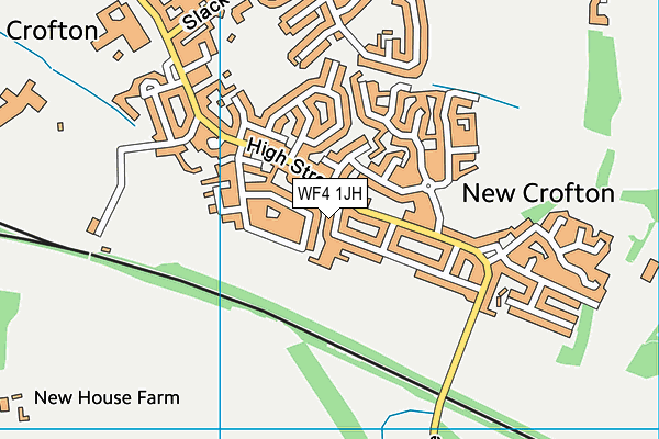 WF4 1JH map - OS VectorMap District (Ordnance Survey) WF4 1JH map - OS VectorMap District (Ordnance Survey)
