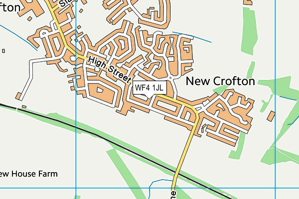 WF4 1JL map - OS VectorMap District (Ordnance Survey) WF4 1JL map - OS VectorMap District (Ordnance Survey)
