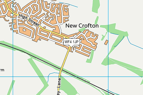 WF4 1JP map - OS VectorMap District (Ordnance Survey) WF4 1JP map - OS VectorMap District (Ordnance Survey)