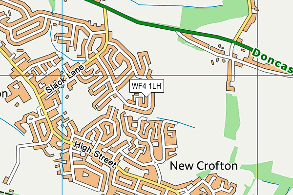 WF4 1LH map - OS VectorMap District (Ordnance Survey) WF4 1LH map - OS VectorMap District (Ordnance Survey)
