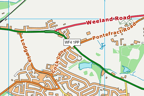WF4 1PP map - OS VectorMap District (Ordnance Survey) WF4 1PP map - OS VectorMap District (Ordnance Survey)
