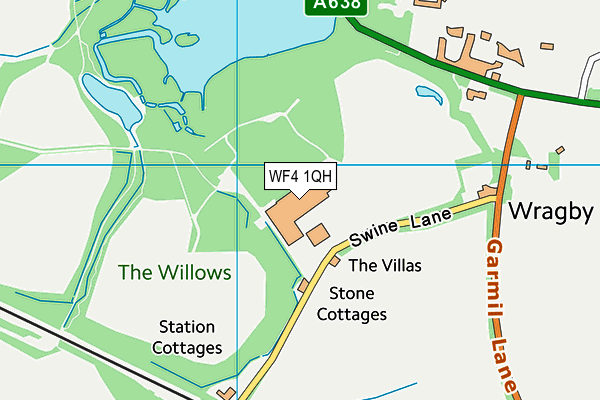 WF4 1QH map - OS VectorMap District (Ordnance Survey) WF4 1QH map - OS VectorMap District (Ordnance Survey)