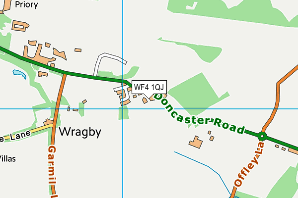 WF4 1QJ map - OS VectorMap District (Ordnance Survey) WF4 1QJ map - OS VectorMap District (Ordnance Survey)