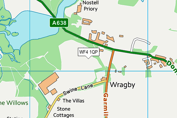 WF4 1QP map - OS VectorMap District (Ordnance Survey) WF4 1QP map - OS VectorMap District (Ordnance Survey)