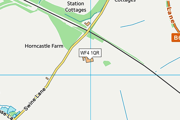 WF4 1QR map - OS VectorMap District (Ordnance Survey) WF4 1QR map - OS VectorMap District (Ordnance Survey)