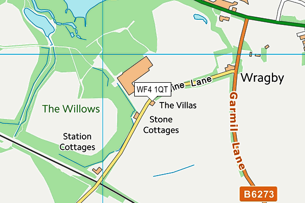 WF4 1QT map - OS VectorMap District (Ordnance Survey) WF4 1QT map - OS VectorMap District (Ordnance Survey)