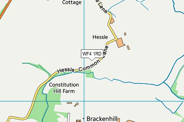 WF4 1RD map - OS VectorMap District (Ordnance Survey) WF4 1RD map - OS VectorMap District (Ordnance Survey)