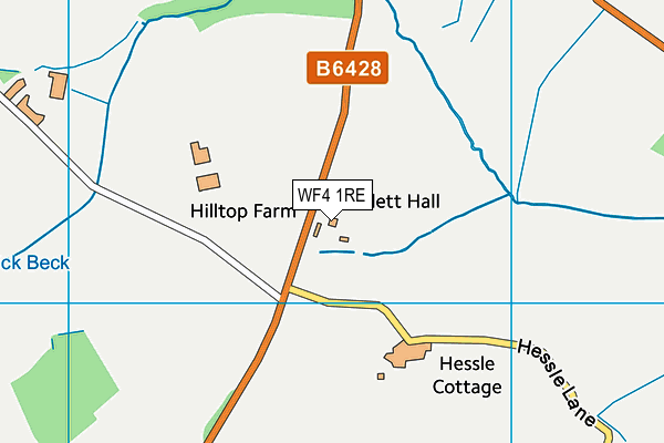 WF4 1RE map - OS VectorMap District (Ordnance Survey) WF4 1RE map - OS VectorMap District (Ordnance Survey)
