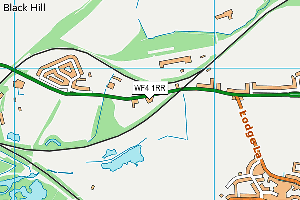 WF4 1RR map - OS VectorMap District (Ordnance Survey) WF4 1RR map - OS VectorMap District (Ordnance Survey)