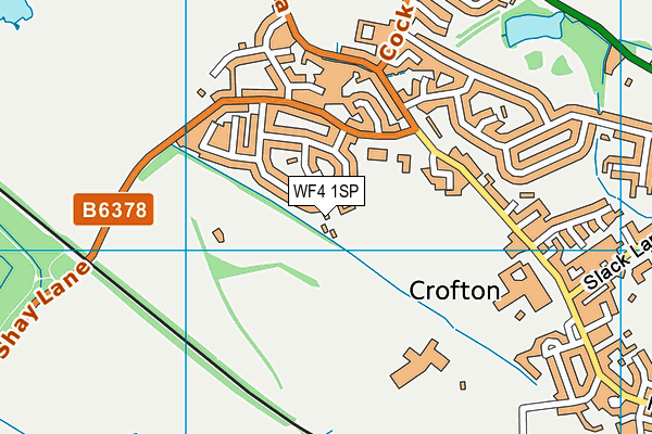 WF4 1SP map - OS VectorMap District (Ordnance Survey) WF4 1SP map - OS VectorMap District (Ordnance Survey)