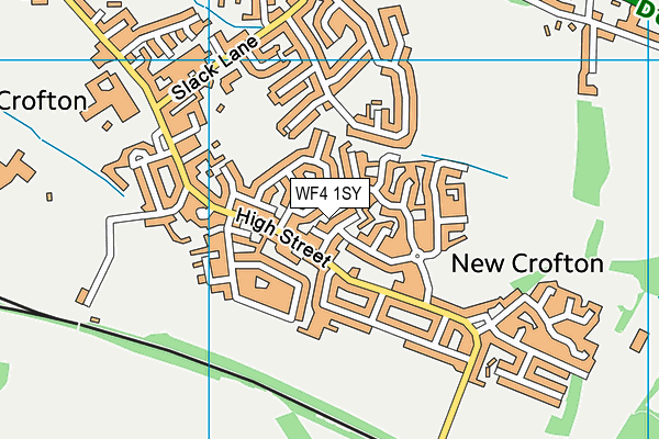 WF4 1SY map - OS VectorMap District (Ordnance Survey) WF4 1SY map - OS VectorMap District (Ordnance Survey)