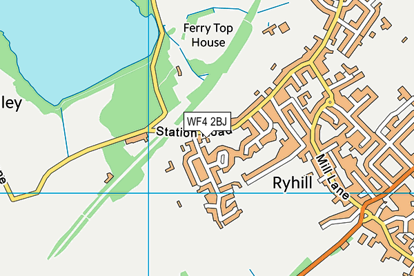 WF4 2BJ map - OS VectorMap District (Ordnance Survey) WF4 2BJ map - OS VectorMap District (Ordnance Survey)