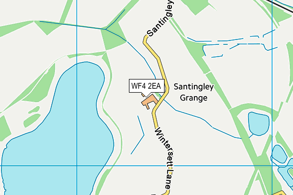 WF4 2EA map - OS VectorMap District (Ordnance Survey) WF4 2EA map - OS VectorMap District (Ordnance Survey)