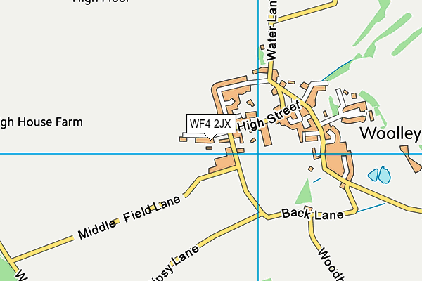 WF4 2JX map - OS VectorMap District (Ordnance Survey) WF4 2JX map - OS VectorMap District (Ordnance Survey)