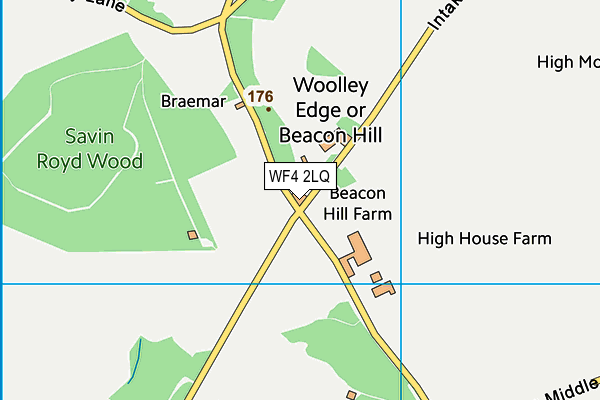 WF4 2LQ map - OS VectorMap District (Ordnance Survey) WF4 2LQ map - OS VectorMap District (Ordnance Survey)