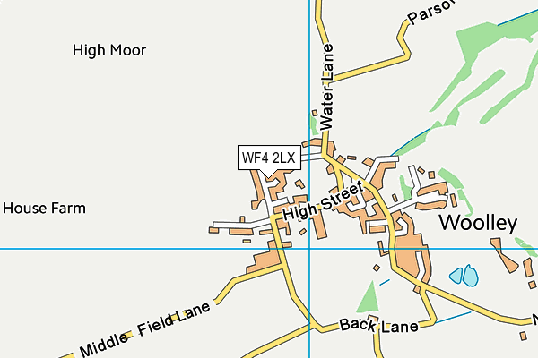 WF4 2LX map - OS VectorMap District (Ordnance Survey) WF4 2LX map - OS VectorMap District (Ordnance Survey)