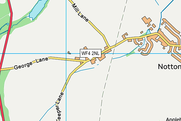 WF4 2NL map - OS VectorMap District (Ordnance Survey) WF4 2NL map - OS VectorMap District (Ordnance Survey)