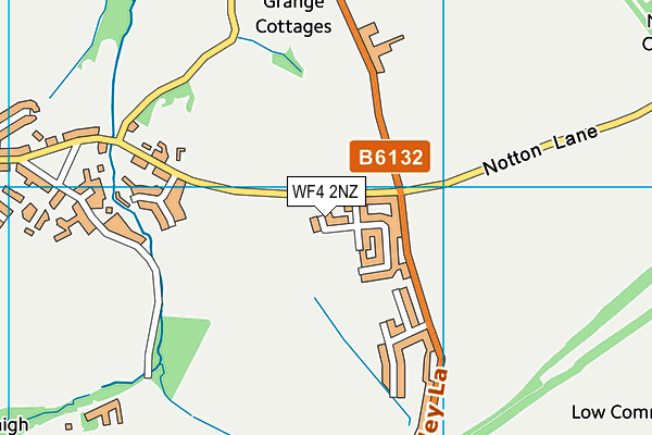WF4 2NZ map - OS VectorMap District (Ordnance Survey) WF4 2NZ map - OS VectorMap District (Ordnance Survey)