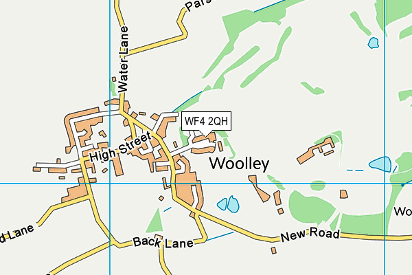 WF4 2QH map - OS VectorMap District (Ordnance Survey) WF4 2QH map - OS VectorMap District (Ordnance Survey)