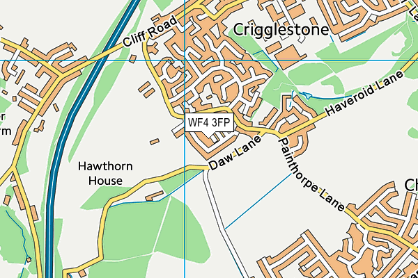 WF4 3FP map - OS VectorMap District (Ordnance Survey) WF4 3FP map - OS VectorMap District (Ordnance Survey)