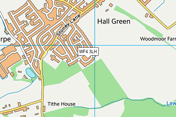 WF4 3LH map - OS VectorMap District (Ordnance Survey) WF4 3LH map - OS VectorMap District (Ordnance Survey)