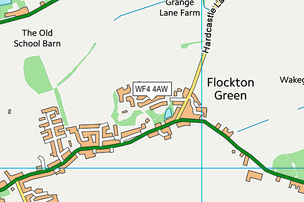 WF4 4AW map - OS VectorMap District (Ordnance Survey) WF4 4AW map - OS VectorMap District (Ordnance Survey)