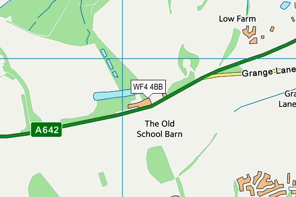 WF4 4BB map - OS VectorMap District (Ordnance Survey) WF4 4BB map - OS VectorMap District (Ordnance Survey)
