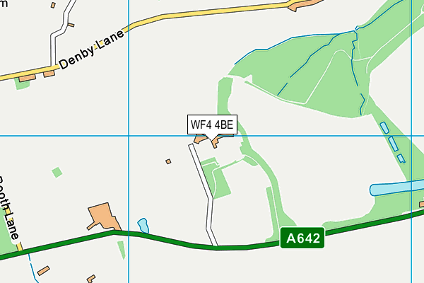 WF4 4BE map - OS VectorMap District (Ordnance Survey)
