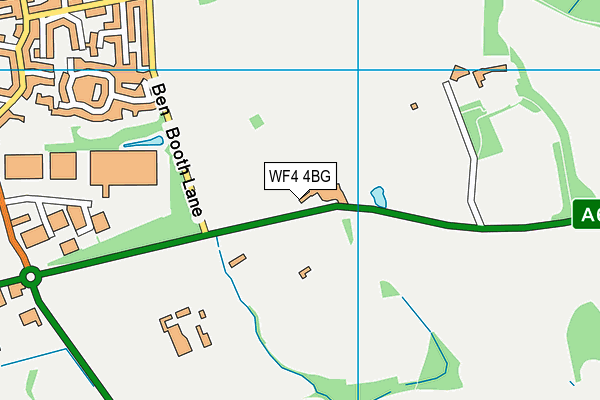 WF4 4BG map - OS VectorMap District (Ordnance Survey) WF4 4BG map - OS VectorMap District (Ordnance Survey)