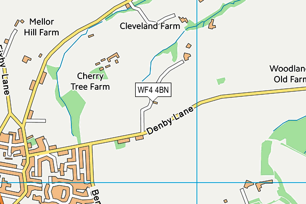 WF4 4BN map - OS VectorMap District (Ordnance Survey) WF4 4BN map - OS VectorMap District (Ordnance Survey)