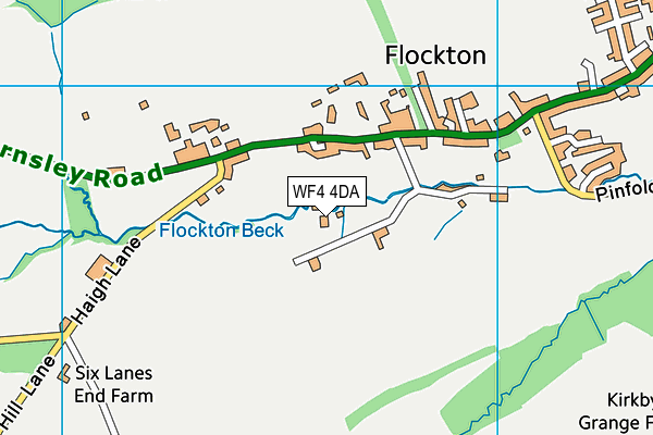 WF4 4DA map - OS VectorMap District (Ordnance Survey) WF4 4DA map - OS VectorMap District (Ordnance Survey)