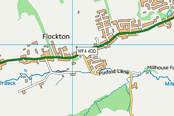 WF4 4DD map - OS VectorMap District (Ordnance Survey) WF4 4DD map - OS VectorMap District (Ordnance Survey)