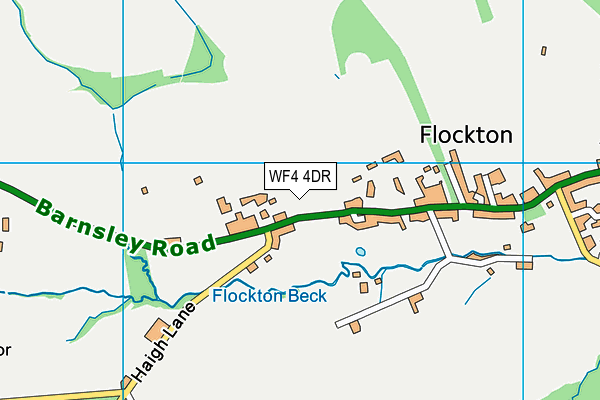 WF4 4DR map - OS VectorMap District (Ordnance Survey) WF4 4DR map - OS VectorMap District (Ordnance Survey)