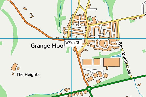WF4 4DU map - OS VectorMap District (Ordnance Survey) WF4 4DU map - OS VectorMap District (Ordnance Survey)