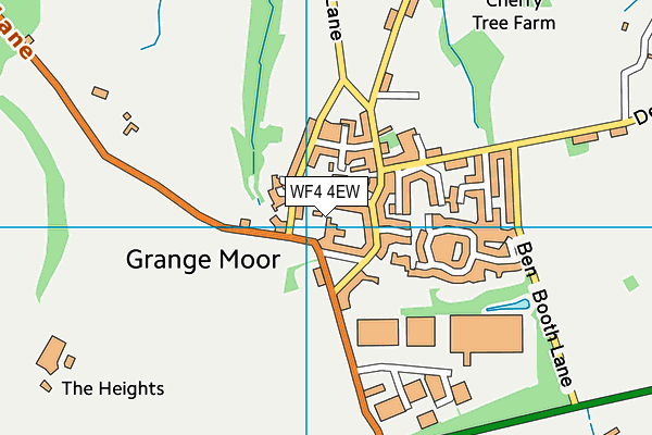 WF4 4EW map - OS VectorMap District (Ordnance Survey) WF4 4EW map - OS VectorMap District (Ordnance Survey)