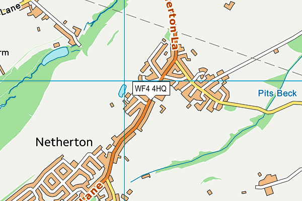 WF4 4HQ map - OS VectorMap District (Ordnance Survey) WF4 4HQ map - OS VectorMap District (Ordnance Survey)