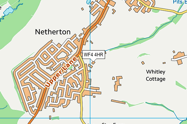 WF4 4HR map - OS VectorMap District (Ordnance Survey) WF4 4HR map - OS VectorMap District (Ordnance Survey)