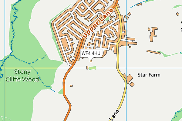 WF4 4HU map - OS VectorMap District (Ordnance Survey) WF4 4HU map - OS VectorMap District (Ordnance Survey)
