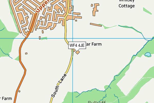 WF4 4JE map - OS VectorMap District (Ordnance Survey) WF4 4JE map - OS VectorMap District (Ordnance Survey)