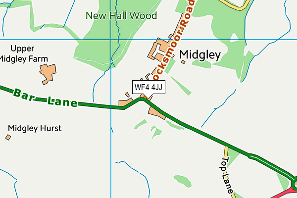 WF4 4JJ map - OS VectorMap District (Ordnance Survey) WF4 4JJ map - OS VectorMap District (Ordnance Survey)
